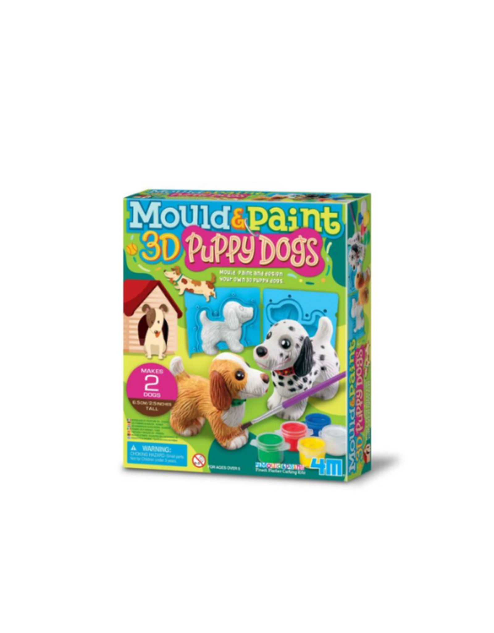 4M 4M - Mould & Paint 3D Puppy Dogs