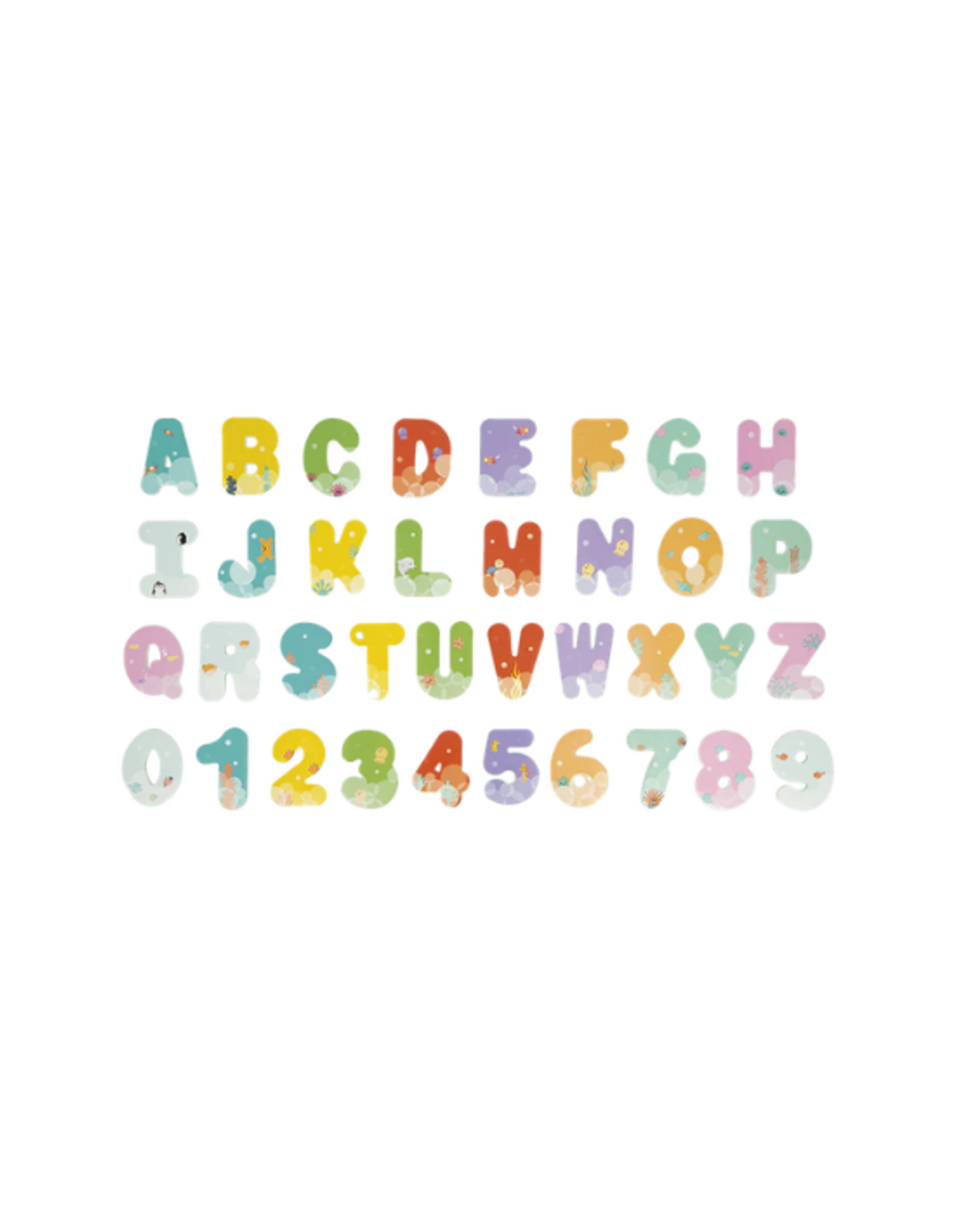 Janod Janod - Bath Time Letters and Numbers