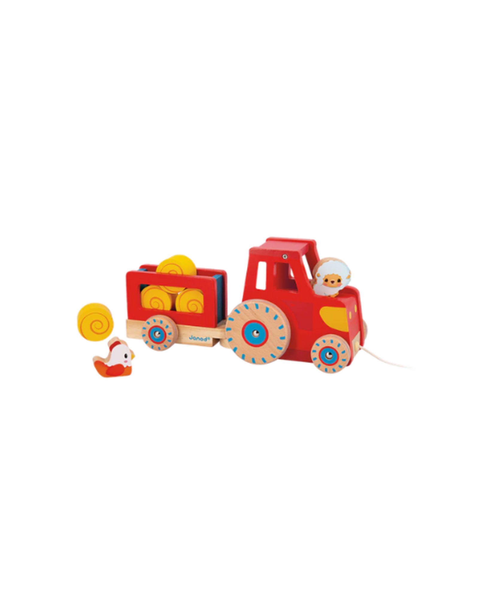 Janod Janod - Farm: Pull Along Tractor