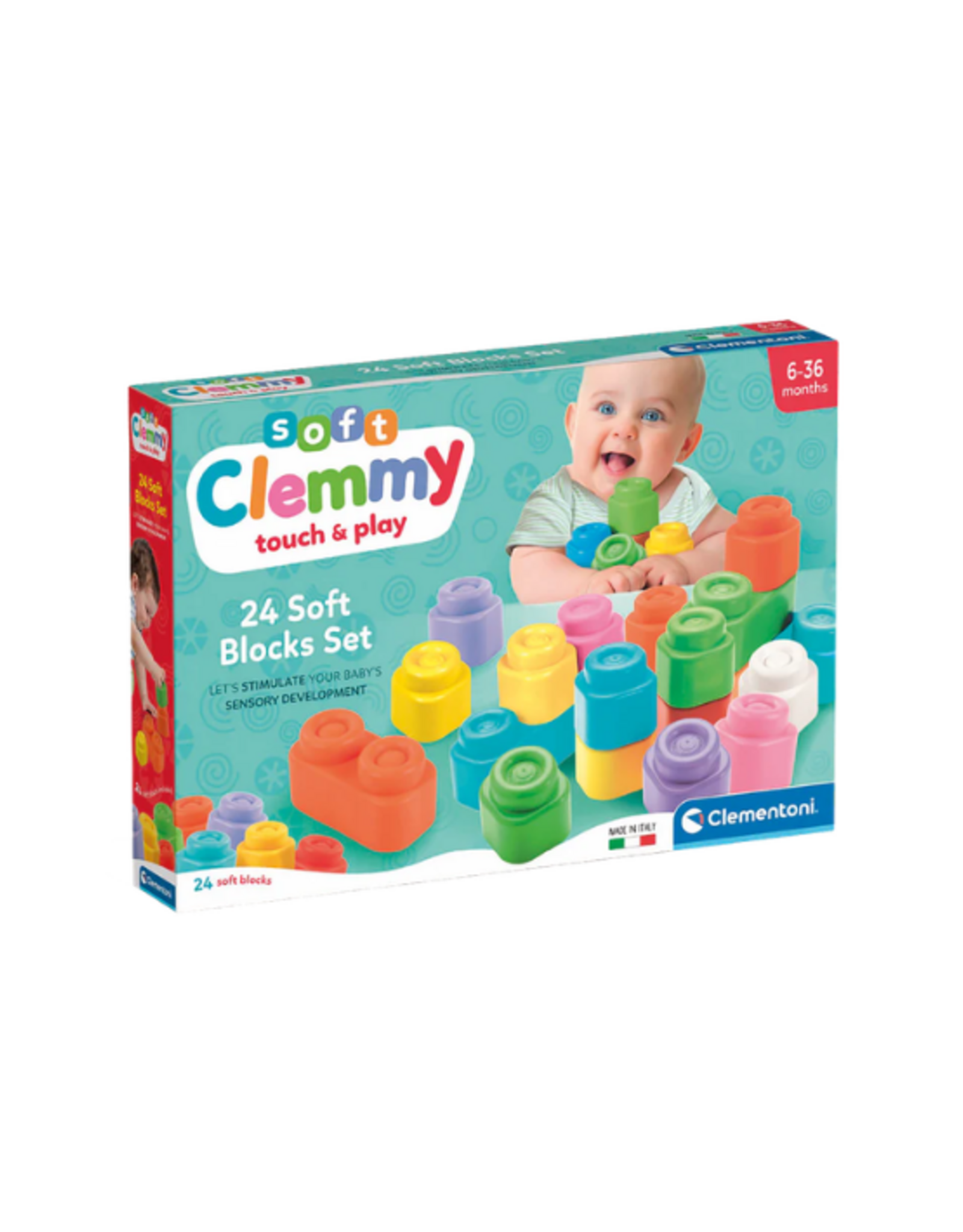 Clementoni Clementoni - 24 Soft Blocks Set