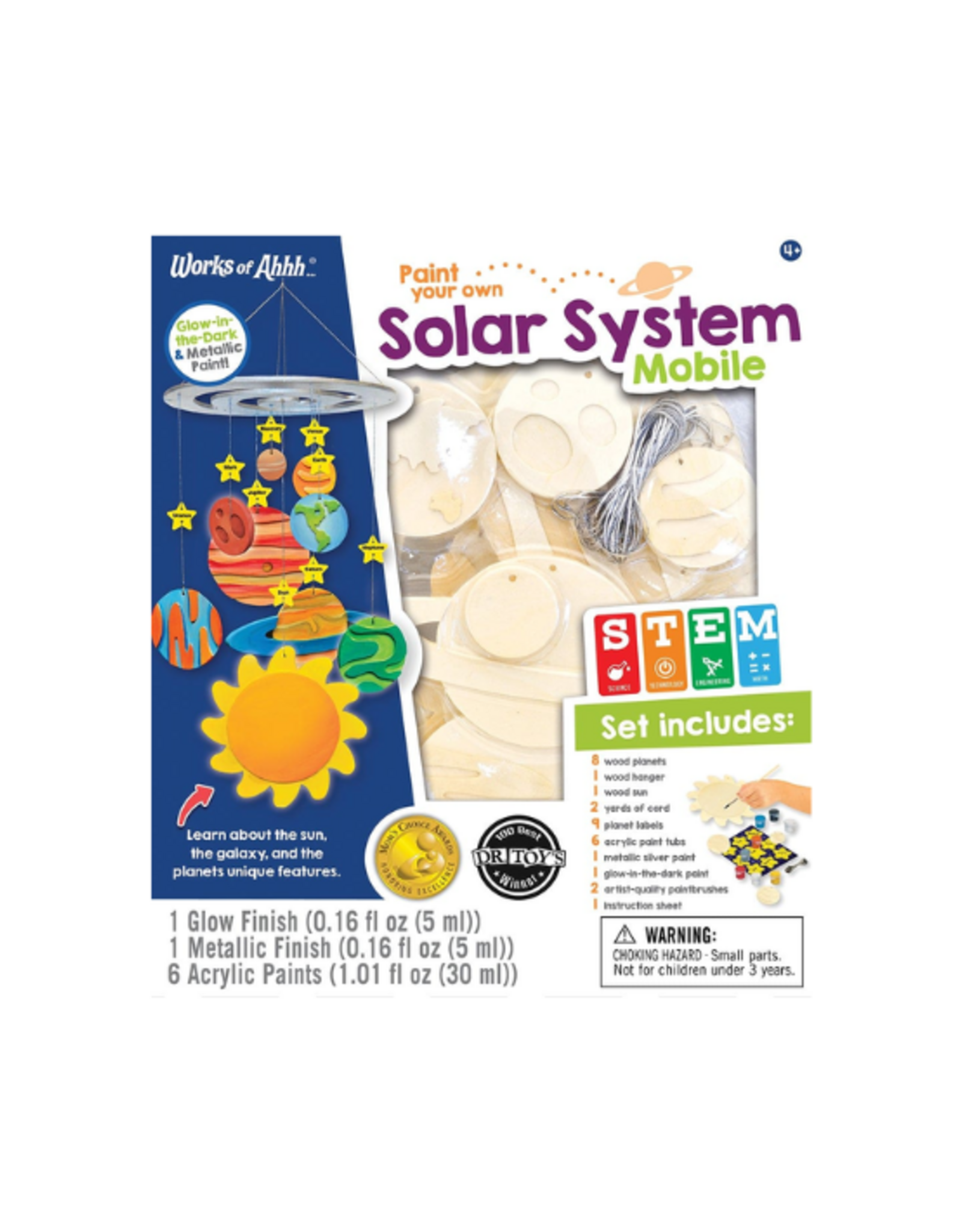 MasterPieces Masterpieces - Paint Your Own Solar System Mobile