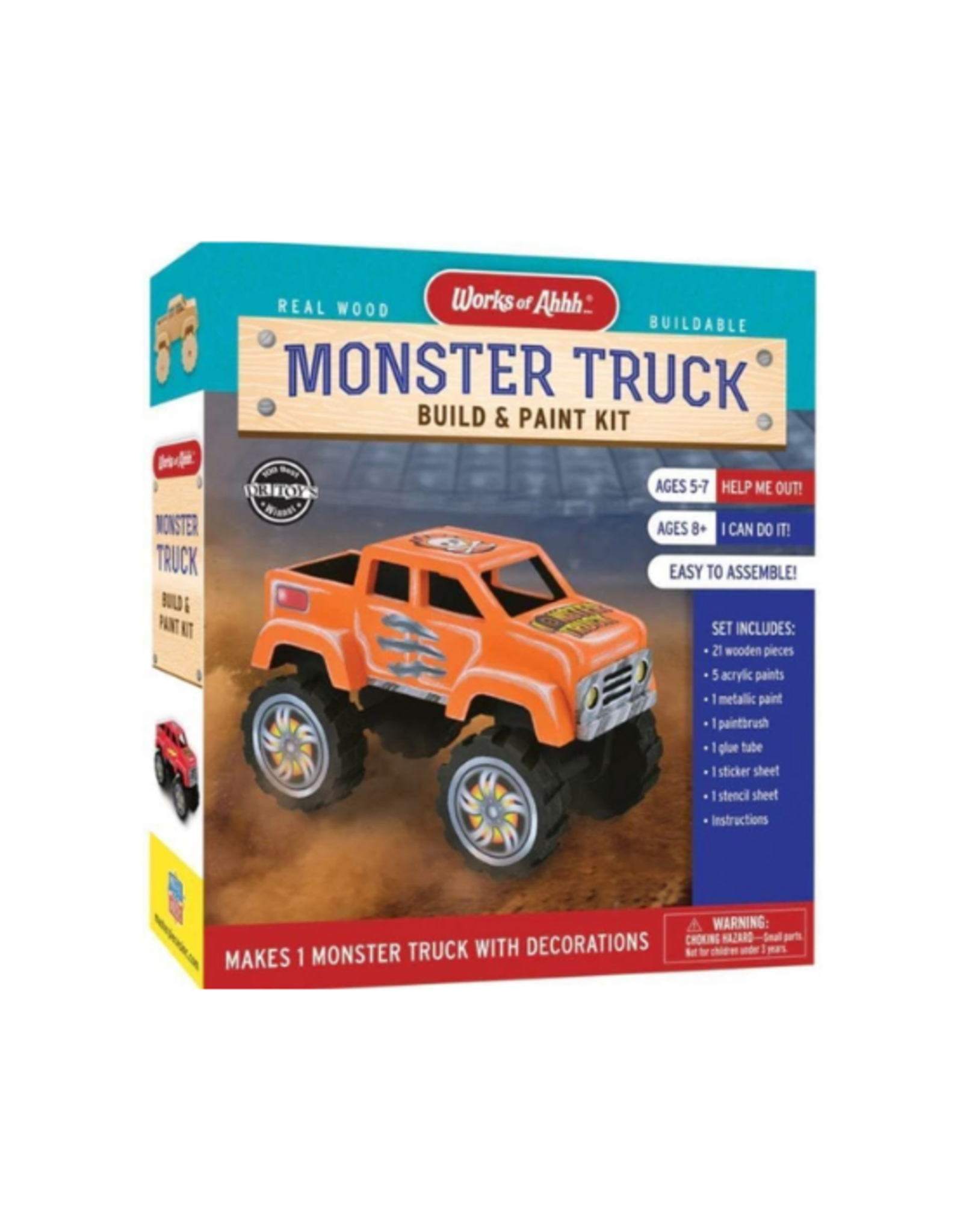 MasterPieces Masterpieces - Build & Paint Kit Monster Truck