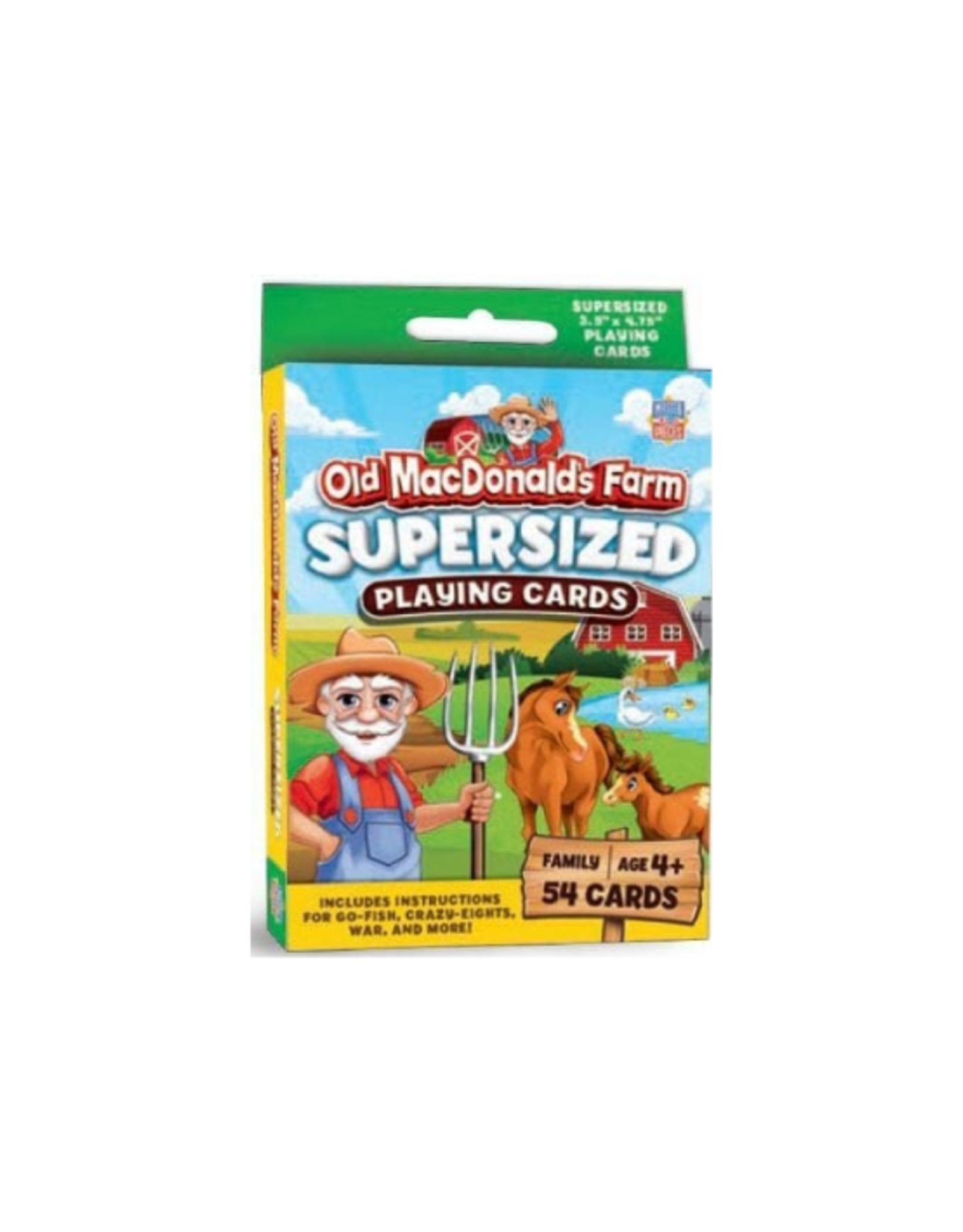 MasterPieces Masterpieces - Old Macdonald's Farm Supersized Playing Cards