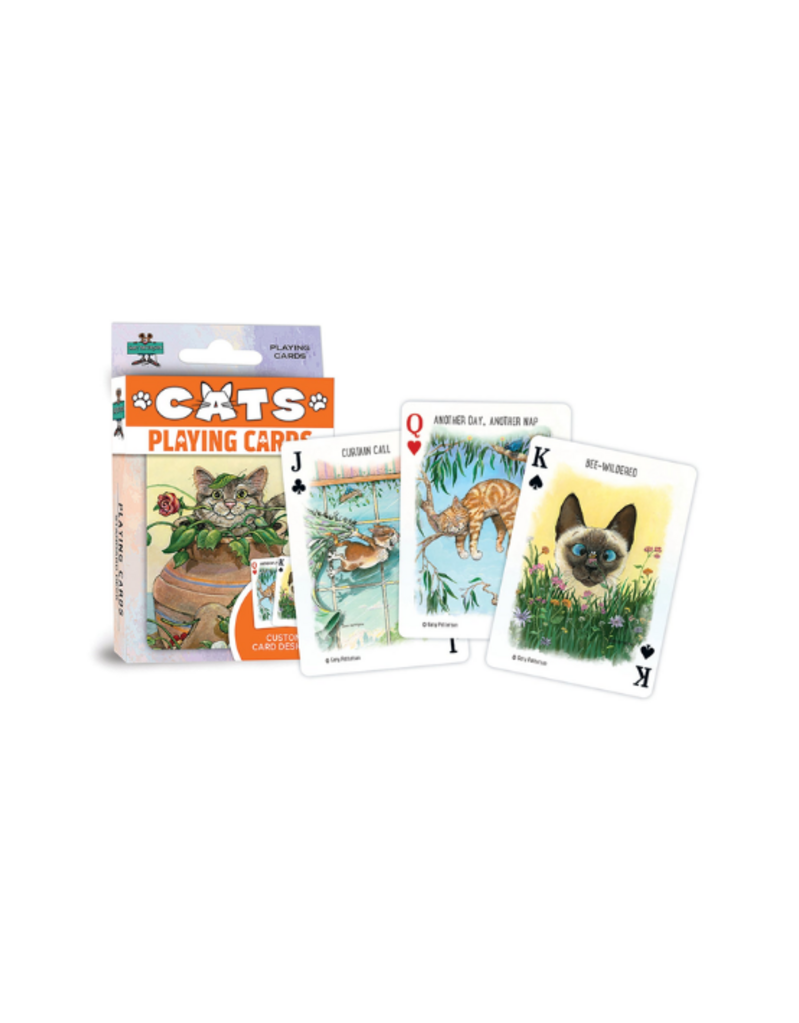 MasterPieces Masterpieces - Cats Playing Cards