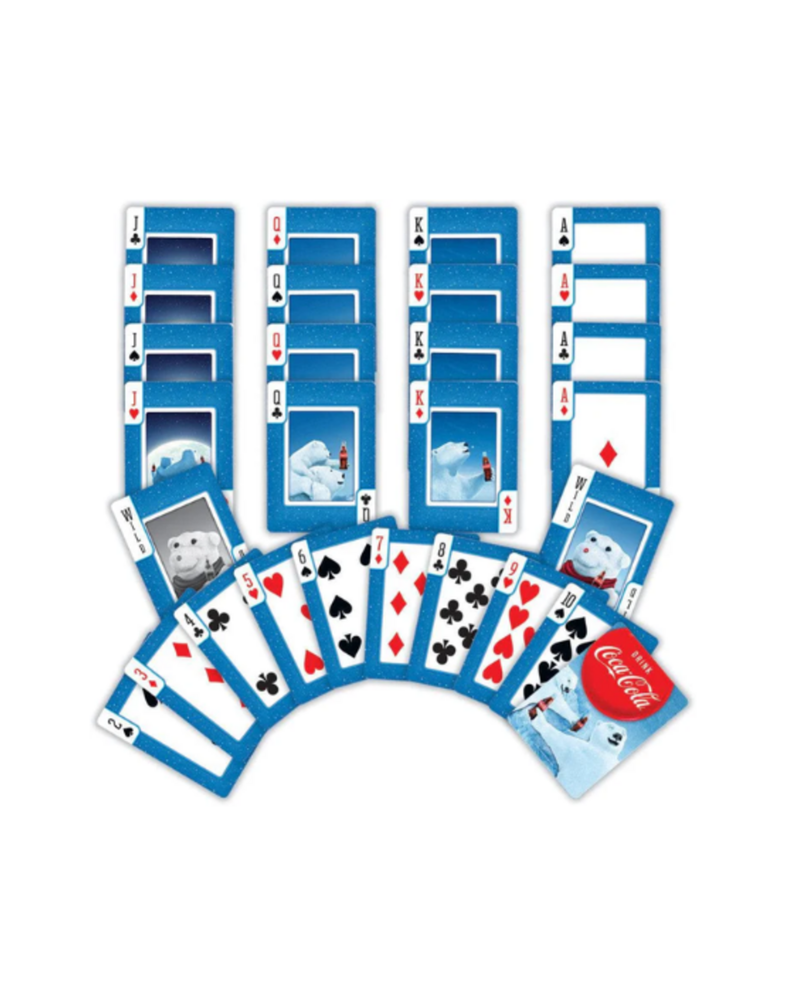 MasterPieces Masterpieces - Coca Cola Polar Bears Playing Cards