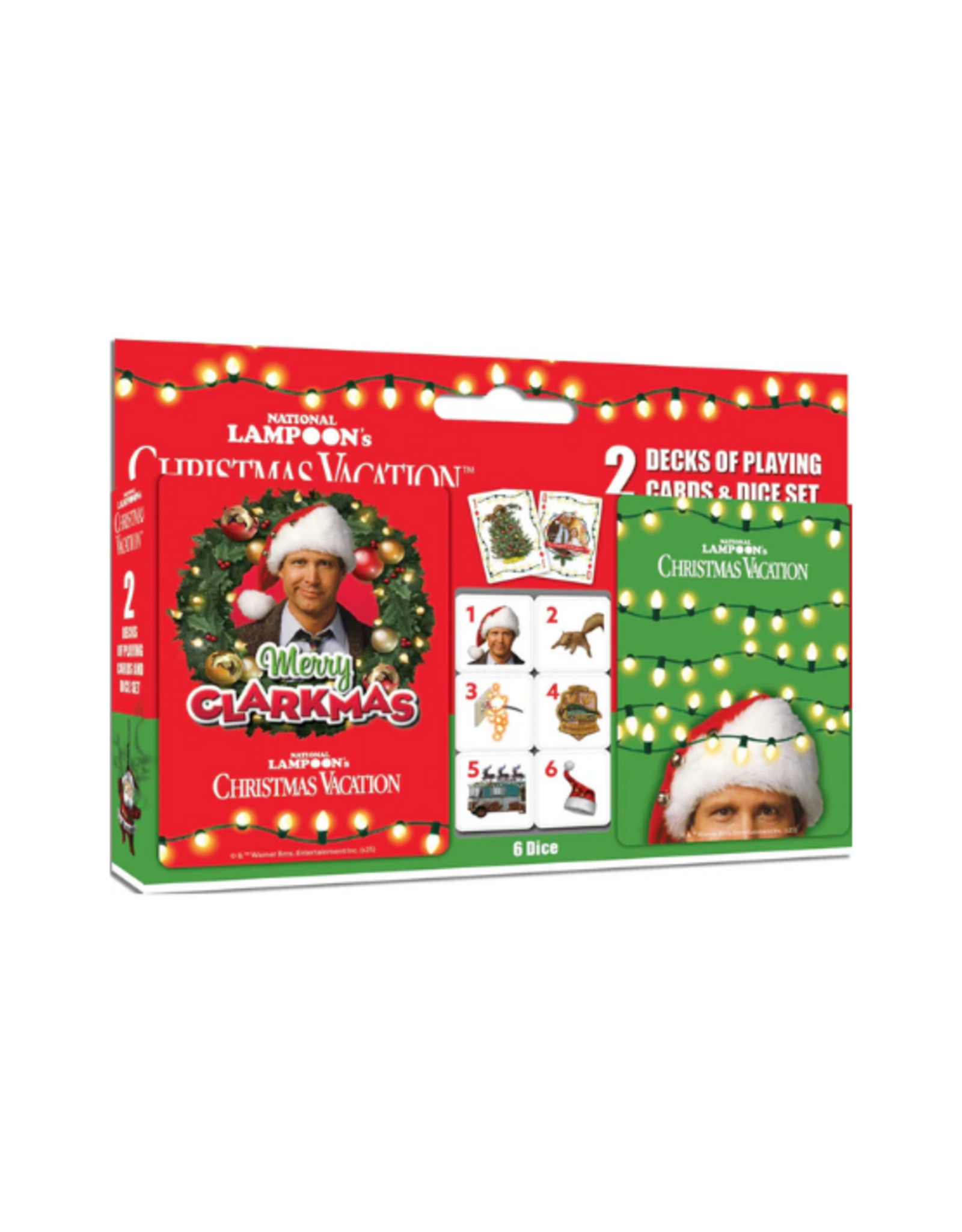 MasterPieces Masterpieces - Christmas Vacation Cards & Dice Set