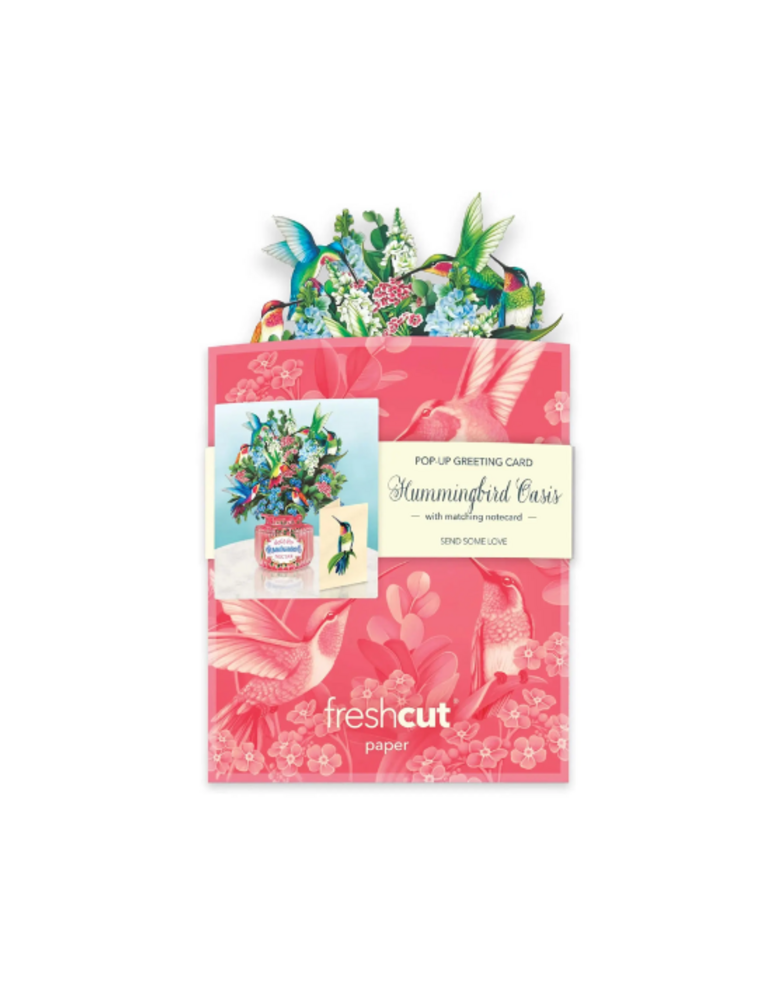 Fresh Cut Paper Fresh Cut Paper - Mini Pop Up Hummingbird Oasis
