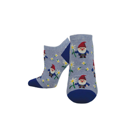 Socksmith Growing Gnomes Blue Heather S/M