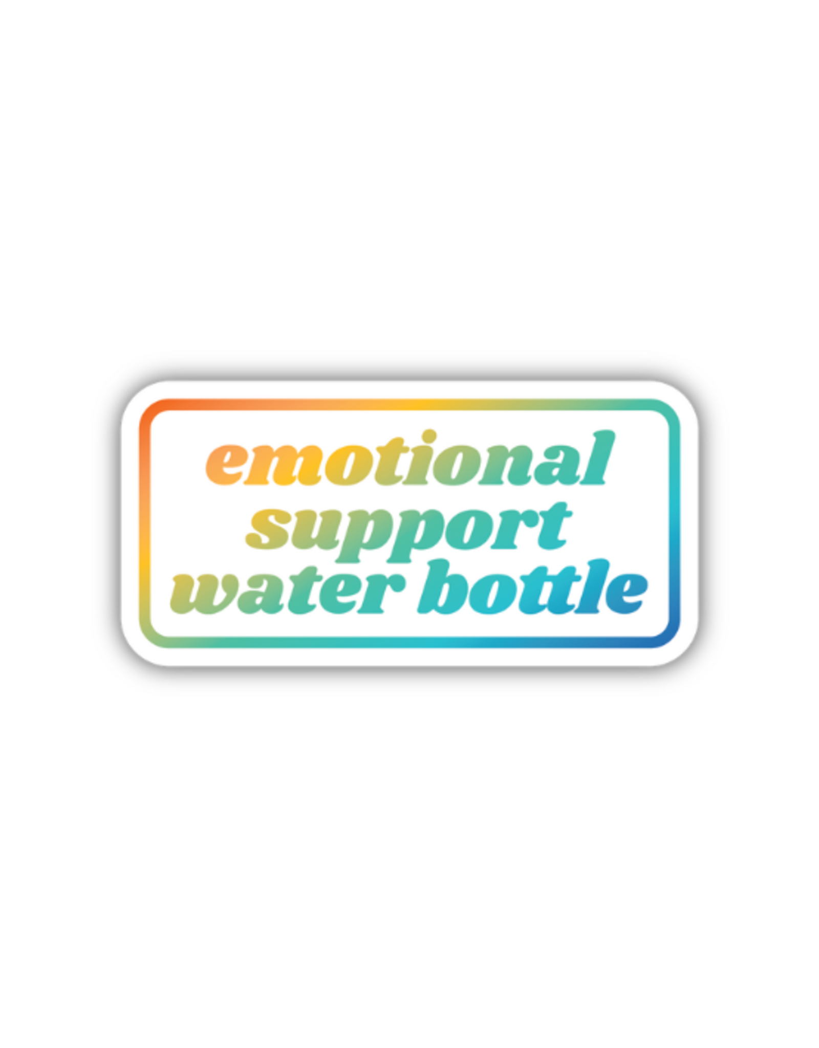 Stickers Northwest Inc. Stickers Northwest - Emotional Support Water Bottle Sticker