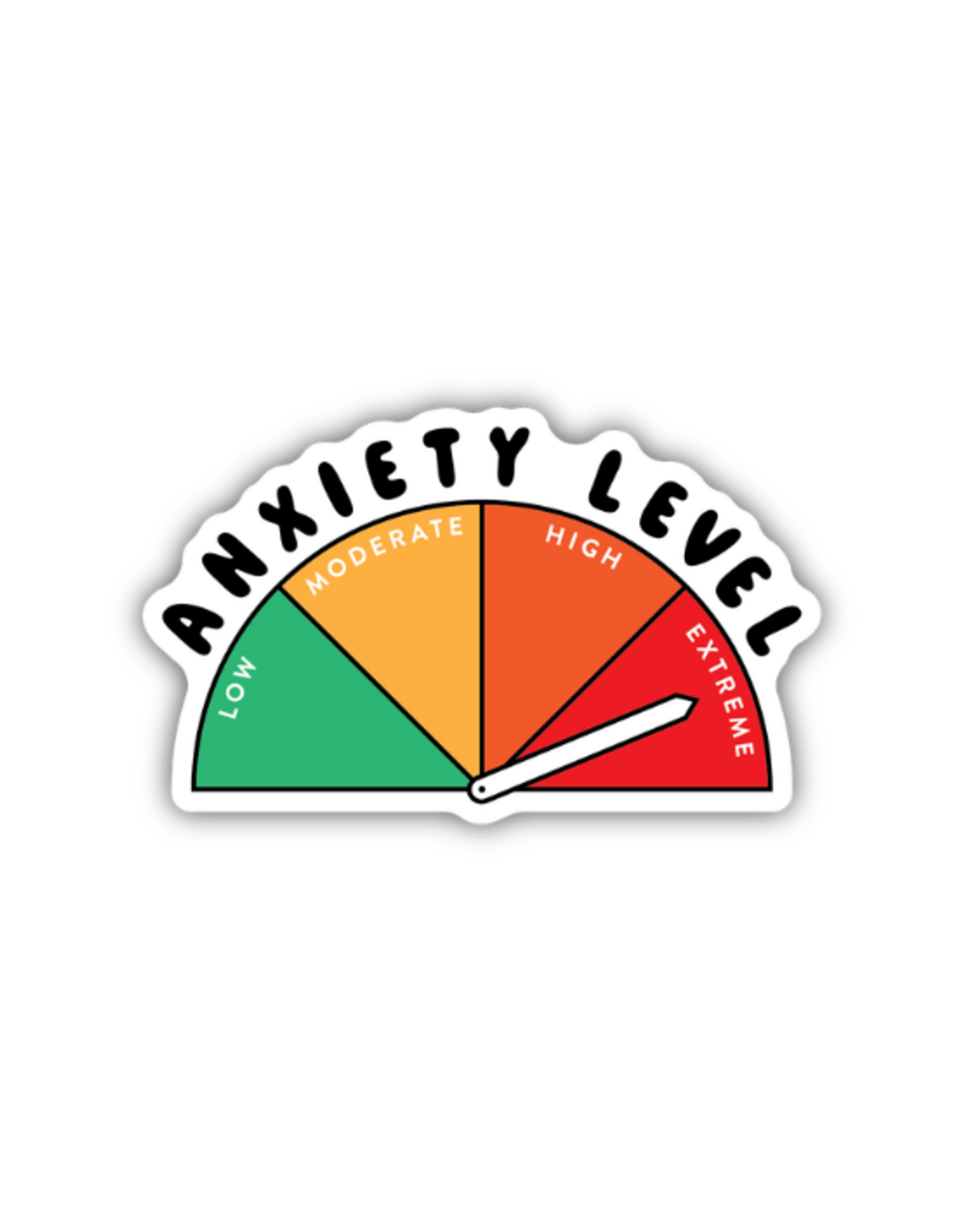 Stickers Northwest Inc. Stickers Northwest - Anxiety Level Sticker