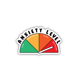 Stickers Northwest Inc. Anxiety Level Sticker