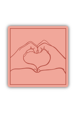 Stickers Northwest Inc. Stickers Northwest - Heart Hands Sticker