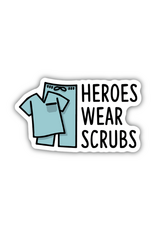 Stickers Northwest Inc. Stickers Northwest - Heroes Wear Scrubs Sticker