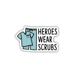 Stickers Northwest Inc. Heroes Wear Scrubs Sticker
