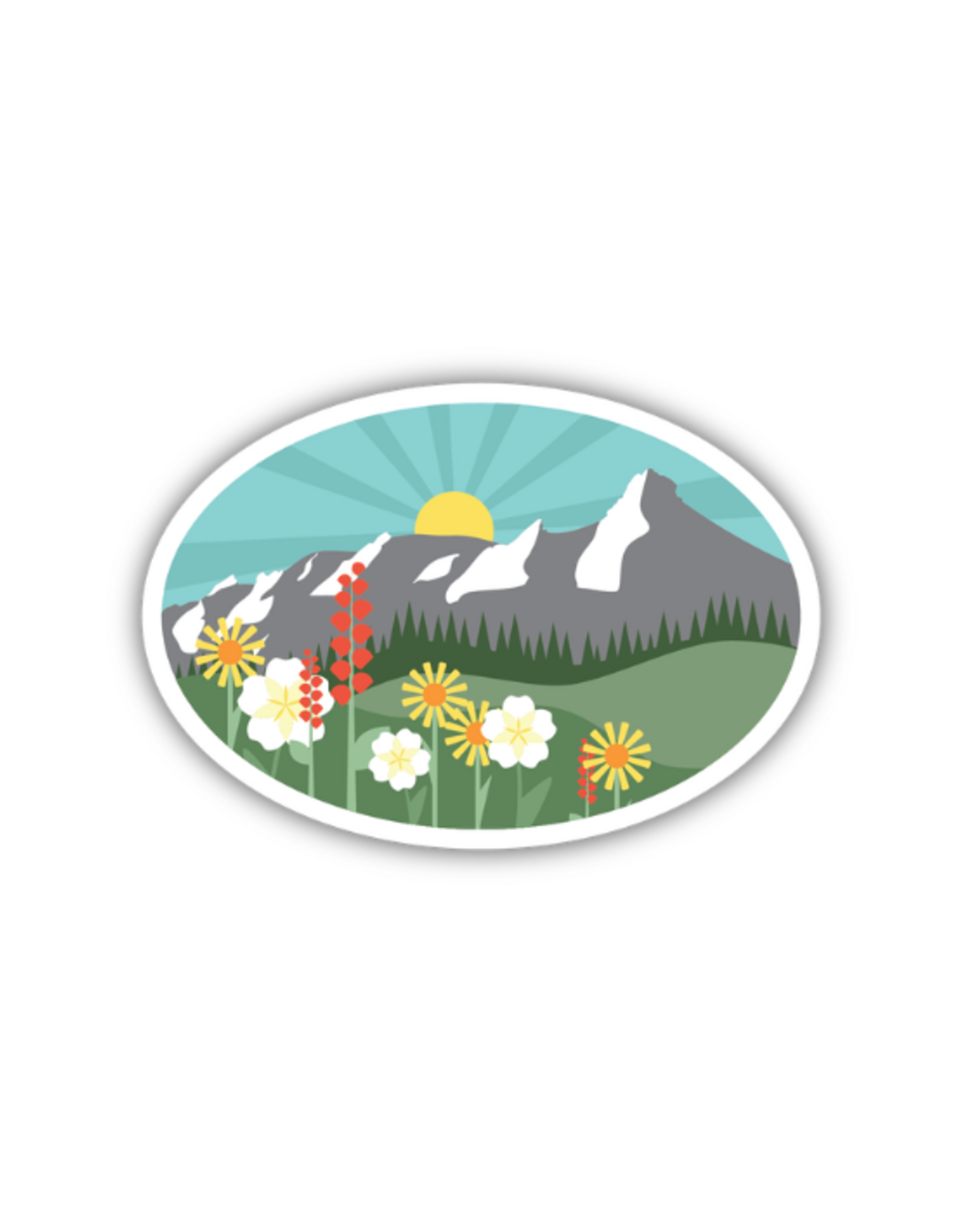 Stickers Northwest Inc. Stickers Northwest - Mountain Wildflowers Sticker
