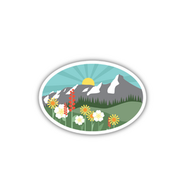 Stickers Northwest Inc. Mountain Wildflowers Sticker