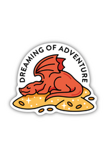 Stickers Northwest Inc. Stickers Northwest - Dreaming of Adventure Sleeping Dragon Sticker