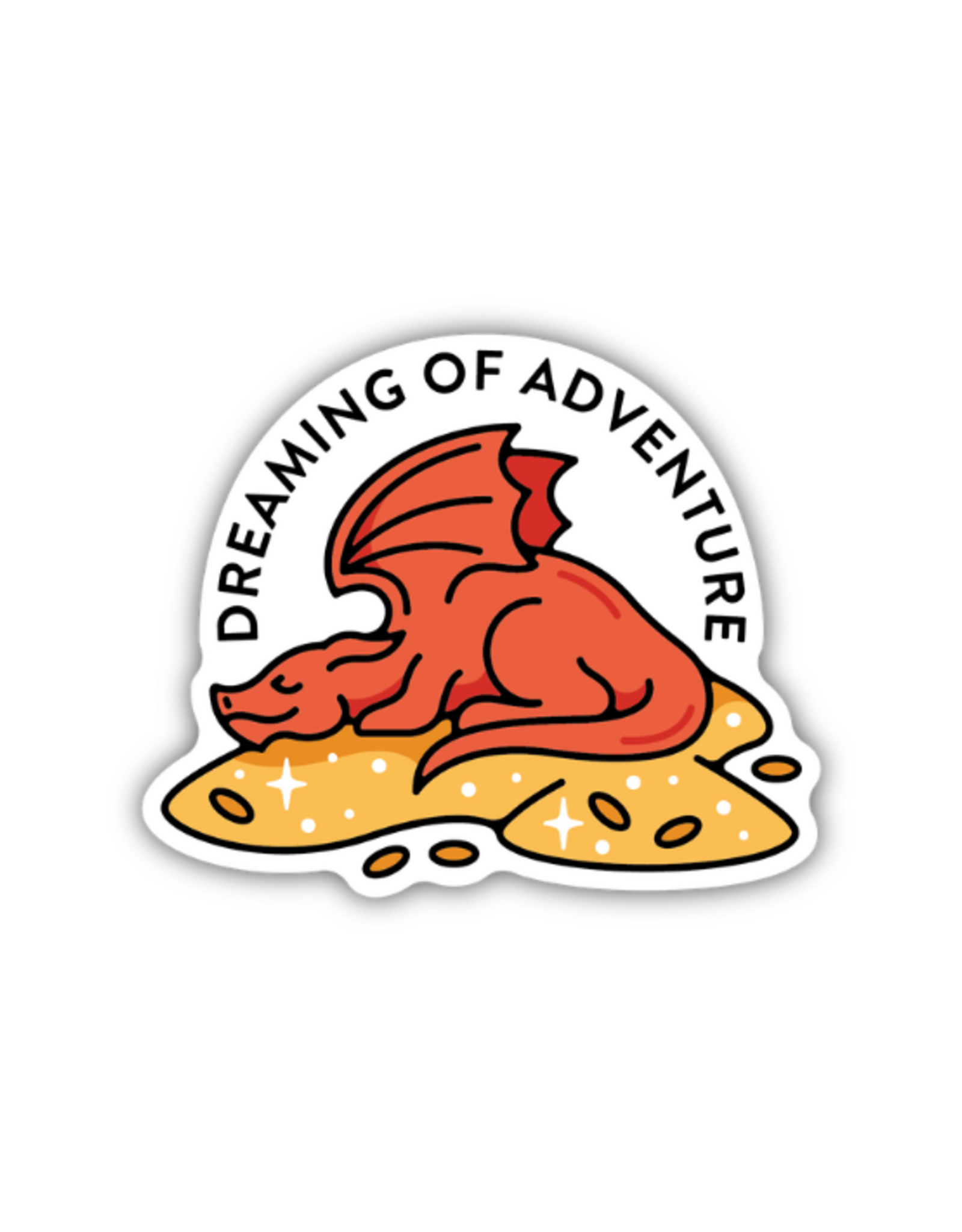Stickers Northwest Inc. Stickers Northwest - Dreaming of Adventure Sleeping Dragon Sticker