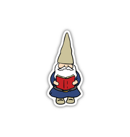 Stickers Northwest Inc. Reading Gnome Sticker