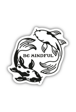 Stickers Northwest Inc. Stickers Northwest - Be Mindful Koi Fish Sticker