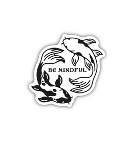Stickers Northwest Inc. Be Mindful Koi Fish Sticker