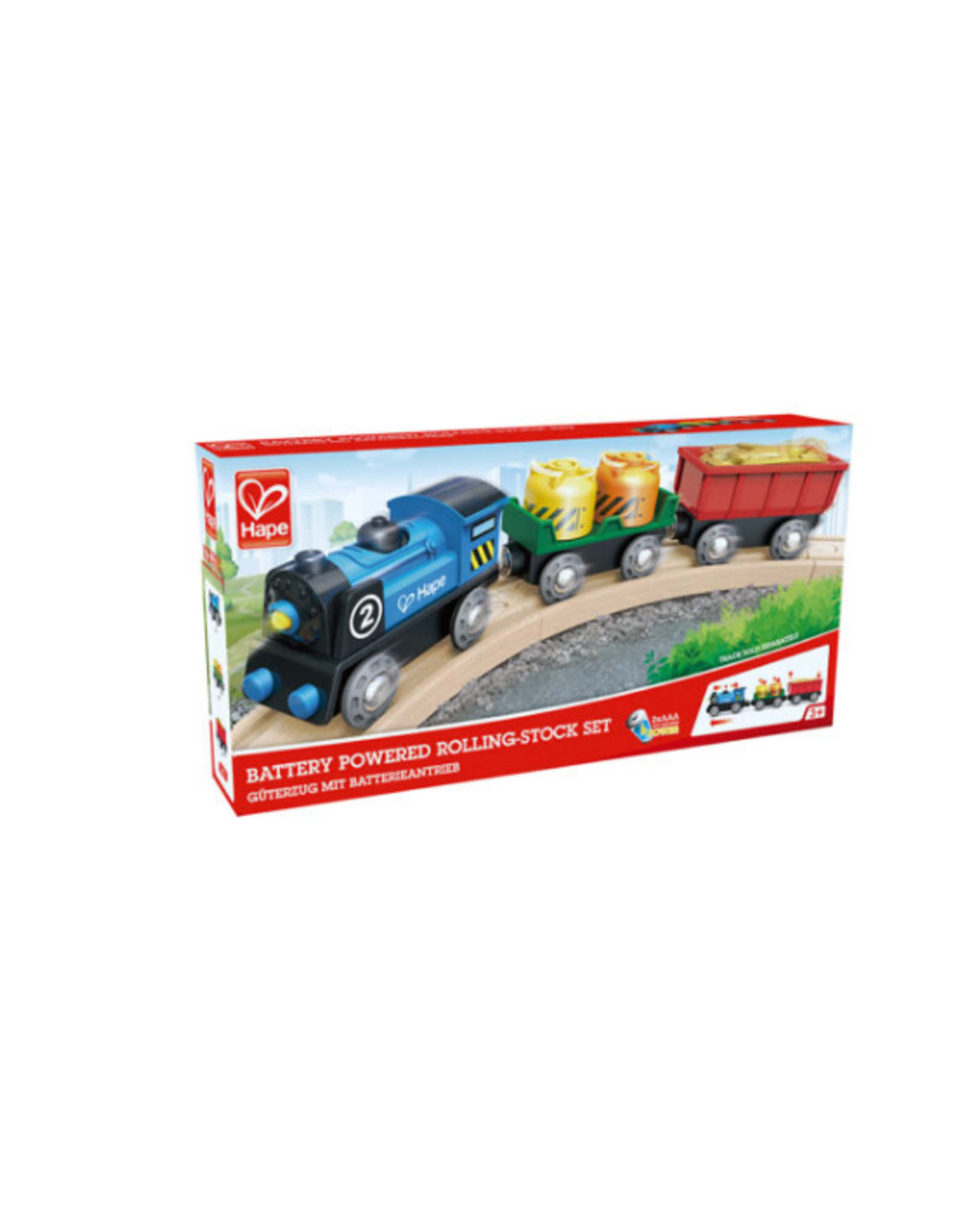 Hape Hape - Battery Powered Rolling Stock Set