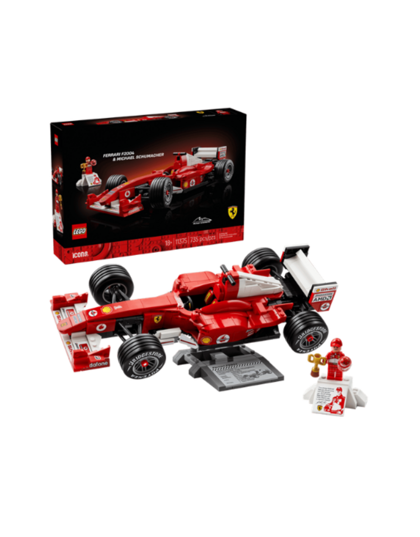 Lego Lego - Icons - 11375 - Ferrari F2004 & Michael Schumacher