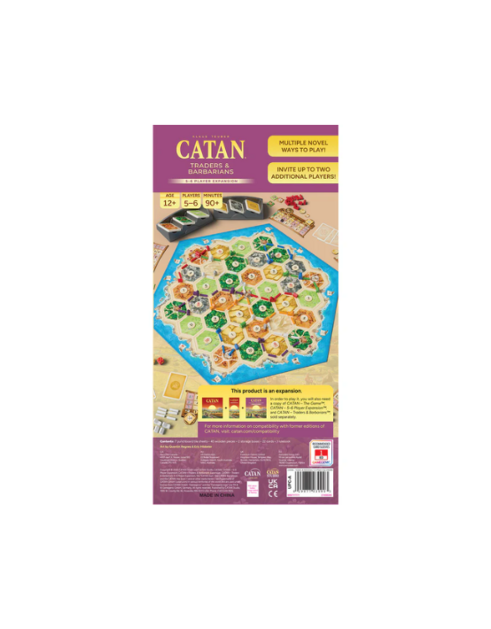 Catan Studios Catan - Traders & Barbarians 5-6 Players Expansion 6th Edition