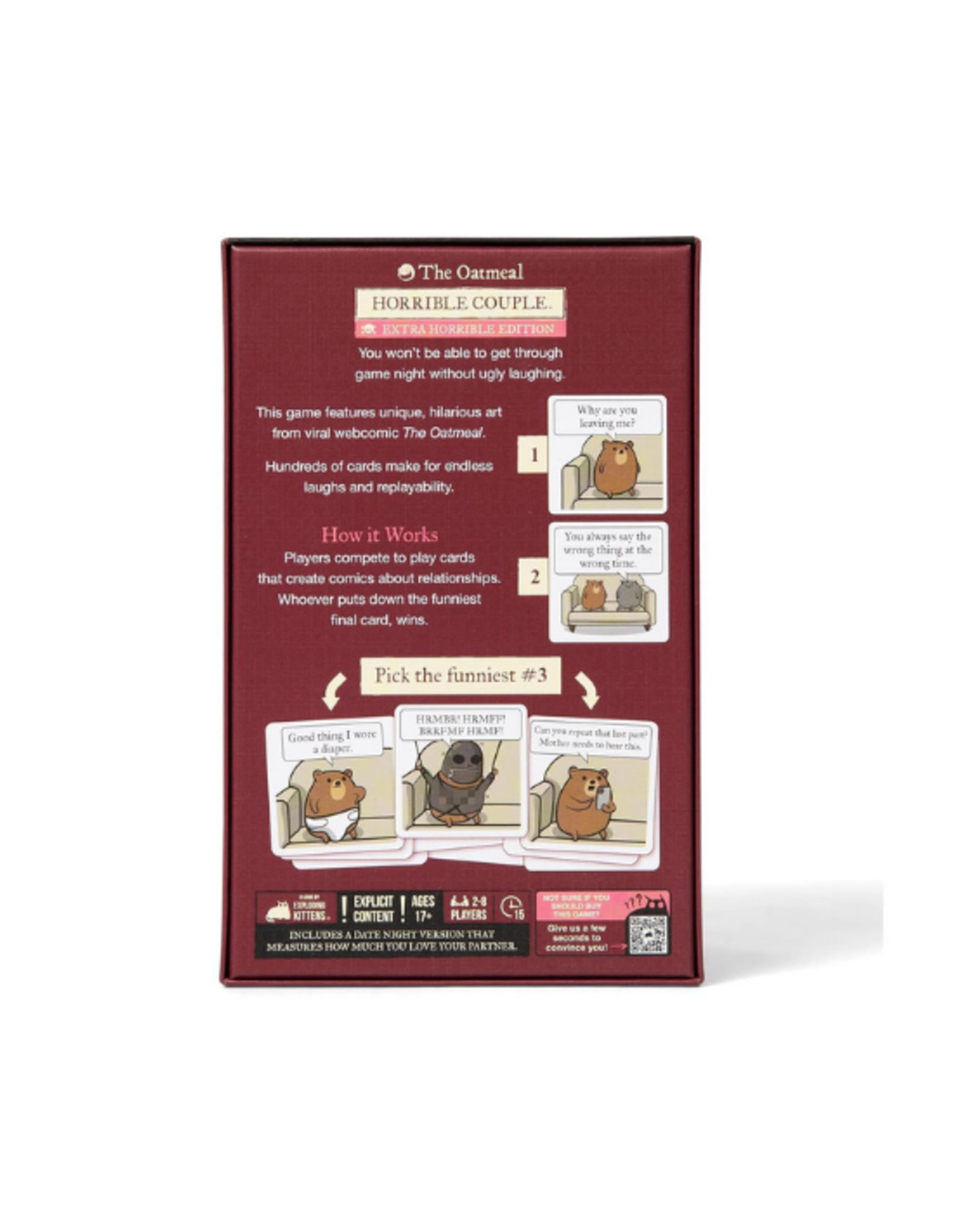 Exploding Kittens Exploding Kittens - Horrible Couple (17+)