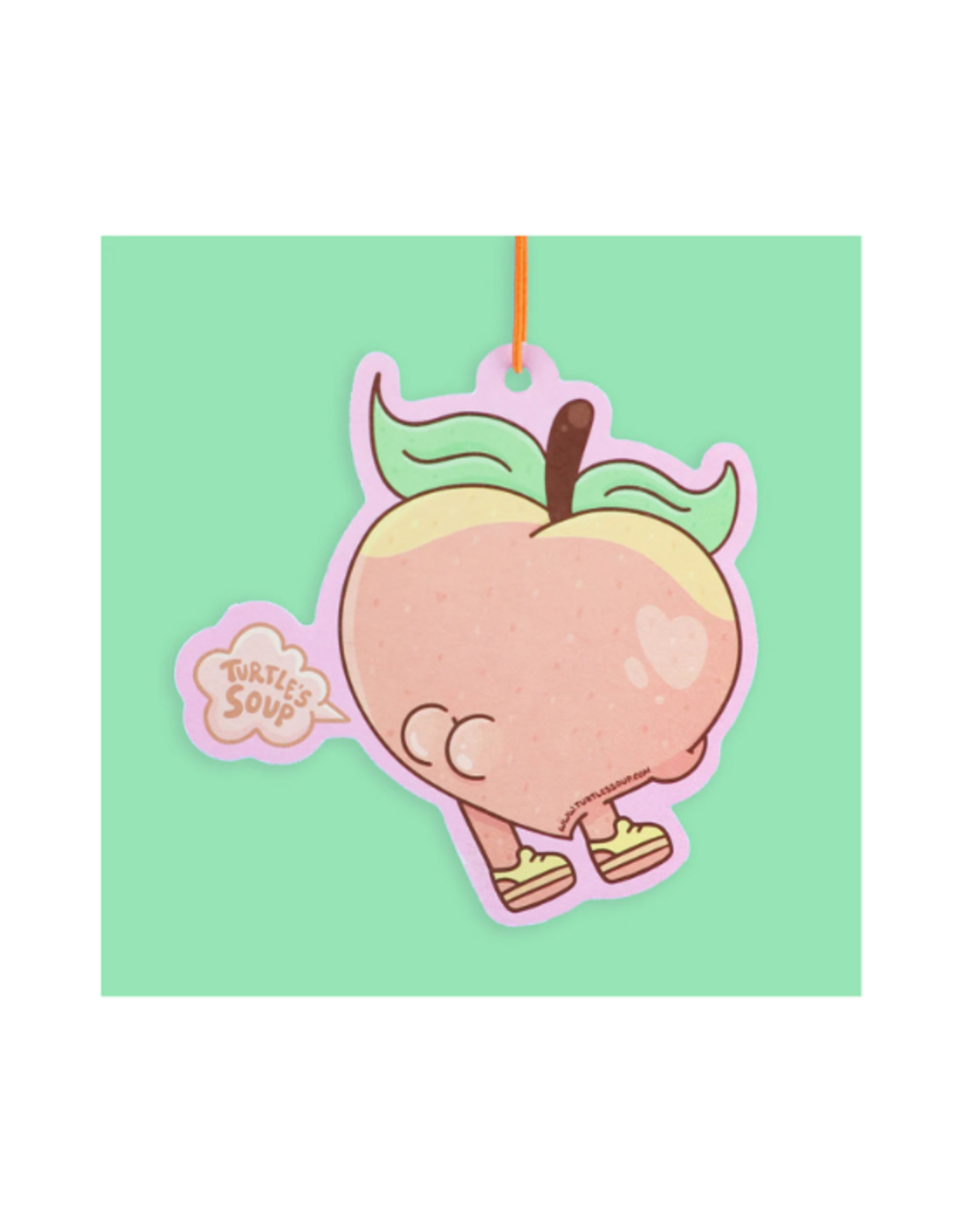 Turtle Soup Turtle's Soup - Peach Toot Fresh Peaches Scented Air Freshener