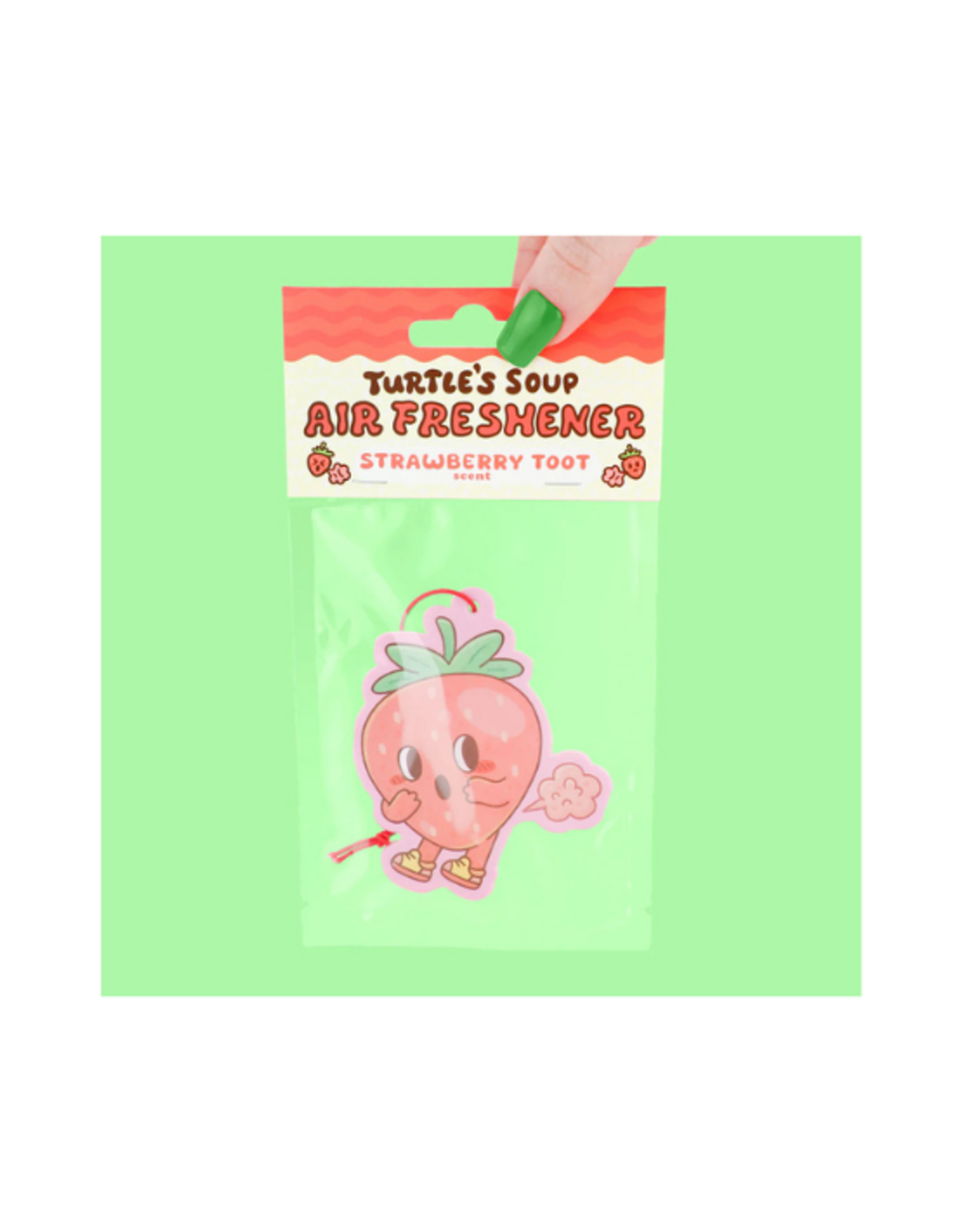 Turtle Soup Turtle's Soup - Strawberry Toot Fresh Strawberries Scented Air Freshener