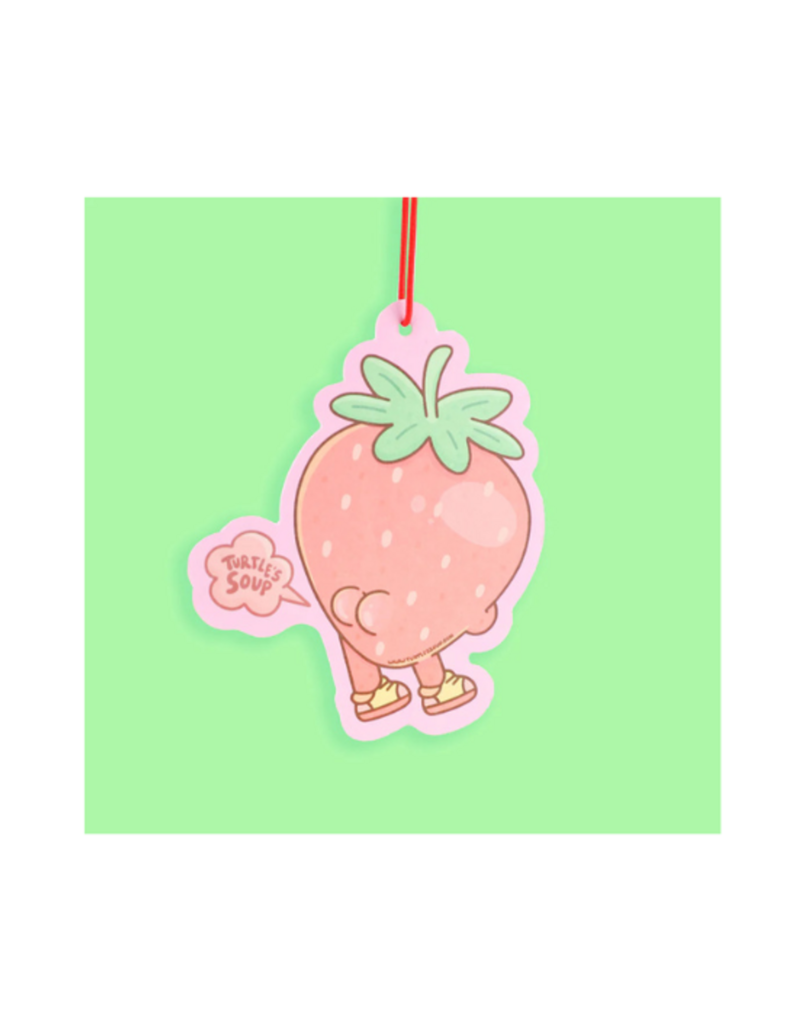 Turtle Soup Turtle's Soup - Strawberry Toot Fresh Strawberries Scented Air Freshener