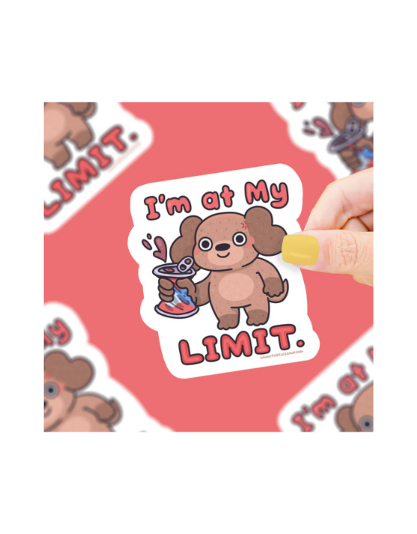 Turtle Soup Turtle's Soup - At My Limit Vinyl Sticker