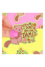 Turtle Soup Turtle's Soup - I Don't Give A Dam Beaver Vinyl Sticker