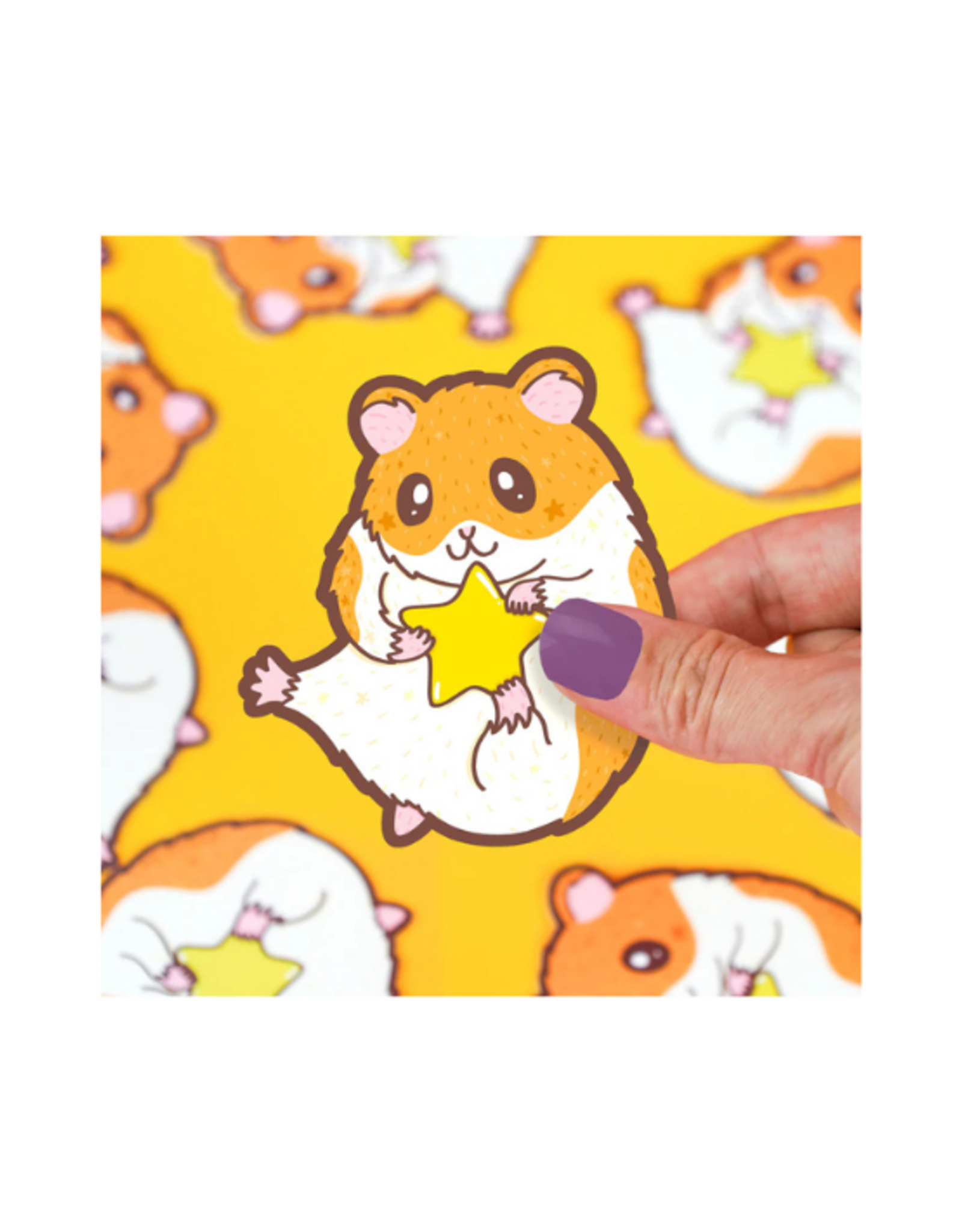 Turtle Soup Turtle's Soup - Ultra Super Cute Hamster Vinyl Decal Sticker