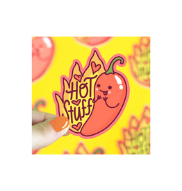 Turtle Soup Hot Stuff Chili Pepper Vinyl Sticker