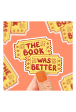 Turtle Soup Turtle's Soup - The Book Was Better Ticket Stubs Vinyl Sticker