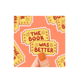 Turtle Soup The Book Was Better Ticket Stubs Vinyl Sticker
