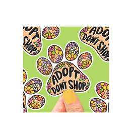 Turtle Soup Adopt Don't Shop Vinyl Sticker