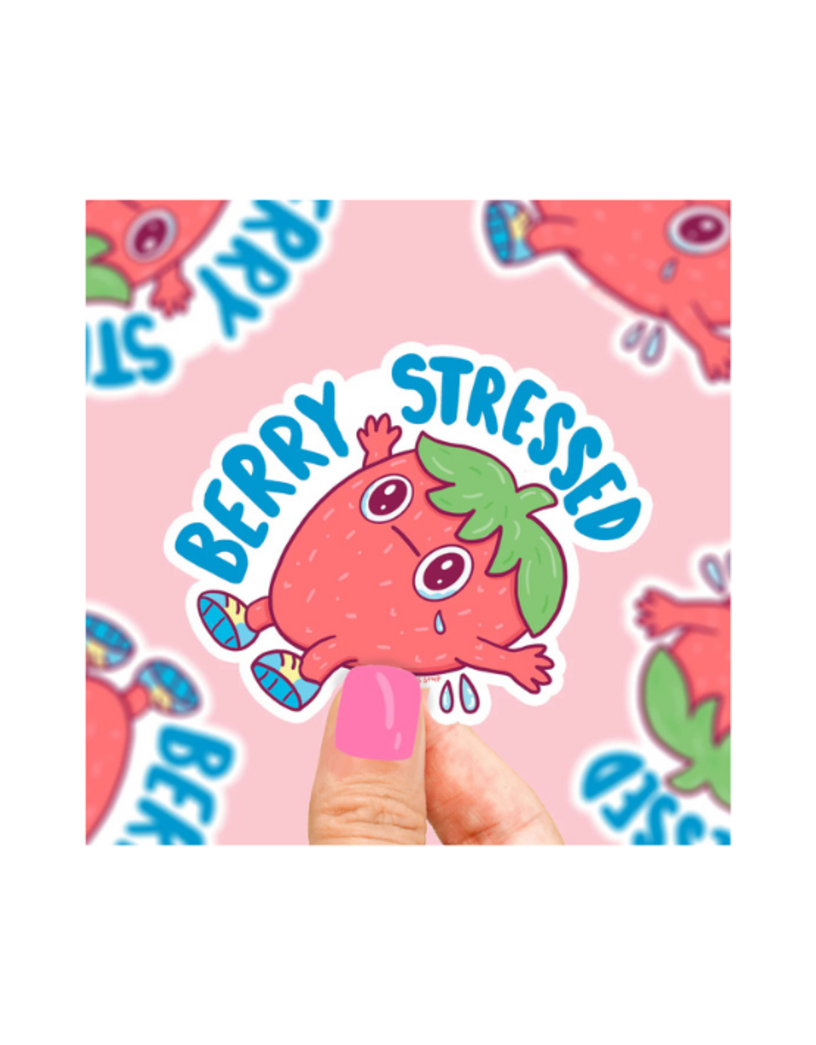 Turtle Soup Turtle's Soup - Berry Stressed Vinyl Sticker