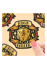 Turtle Soup Turtle's Soup - High Roller D20 Dice Polyhedron Tabletop Gaming Vinyl Sticker