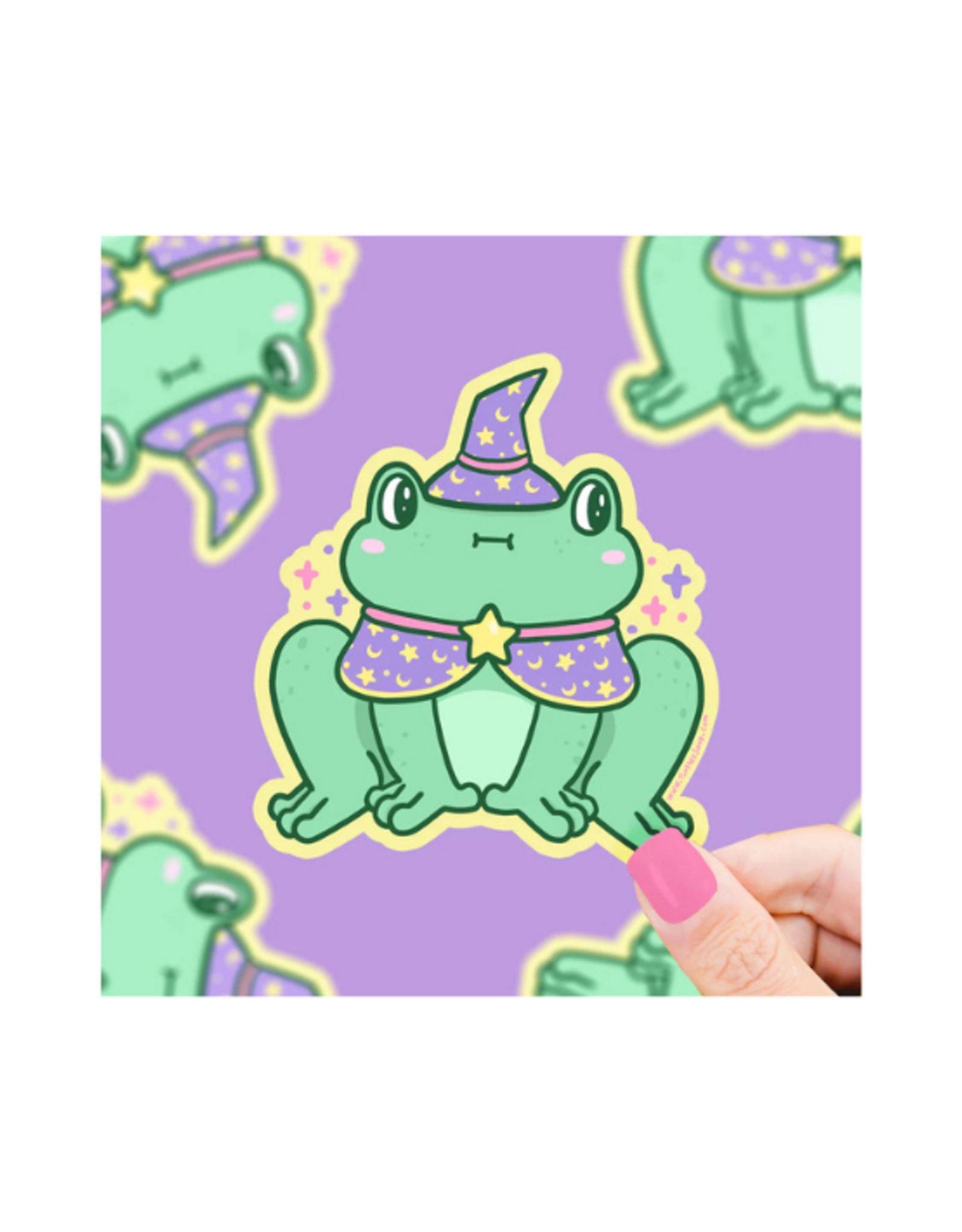 Turtle Soup Turtle's Soup - Witch Frog Magic Vinyl Sticker