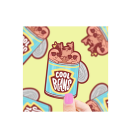 Turtle Soup Cool Beans Funny Food Vinyl Sticker