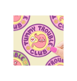 Turtle Soup Tummy Trouble Club IBS Disease Awareness Vinyl Sticker