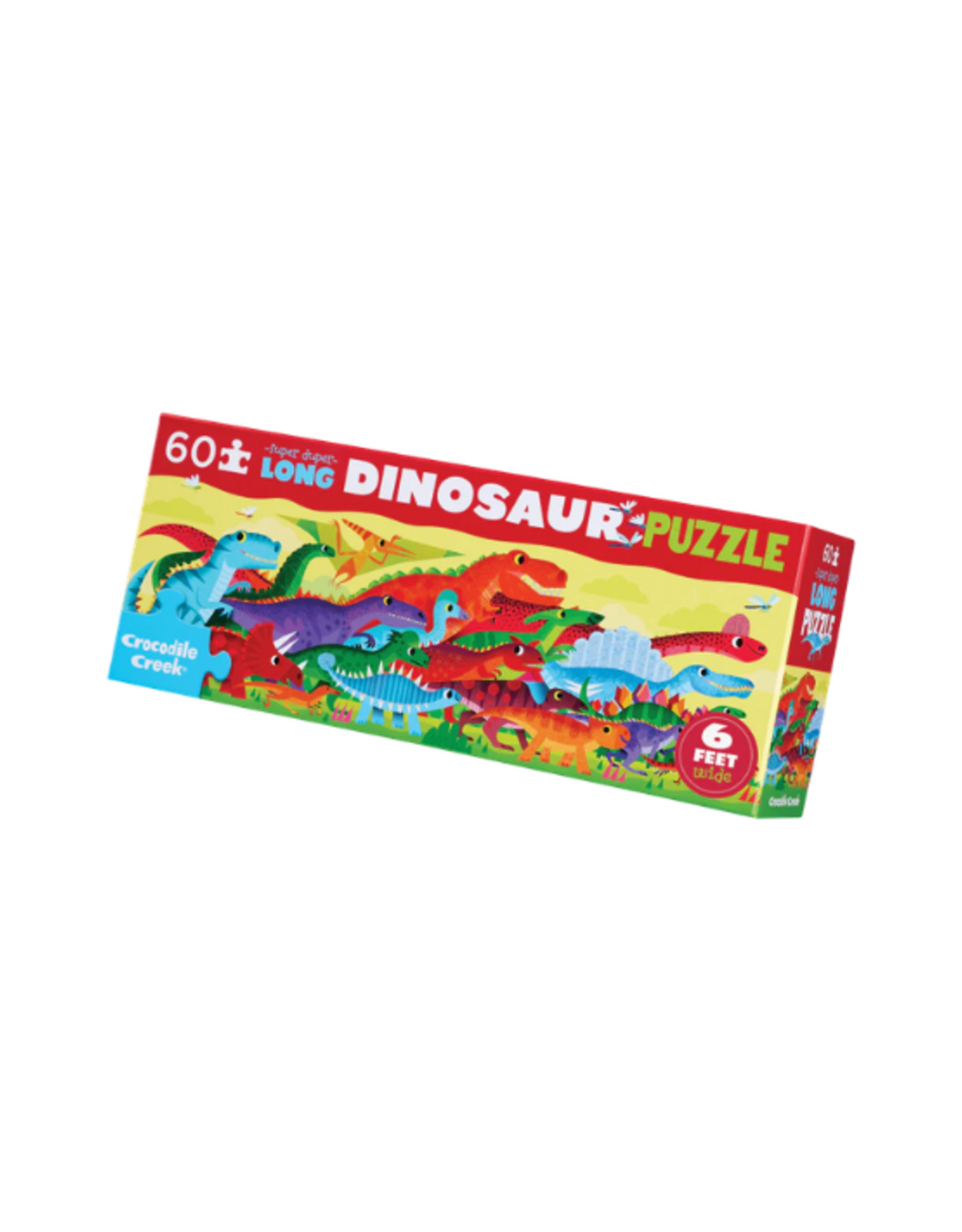 Crocodile Creek - 60-Pc Super Duper Long Puzzle DinoWorld