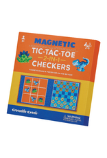 Crocodile Creek - Magnetic Games/Tic Tac Toe & Checkers Dino