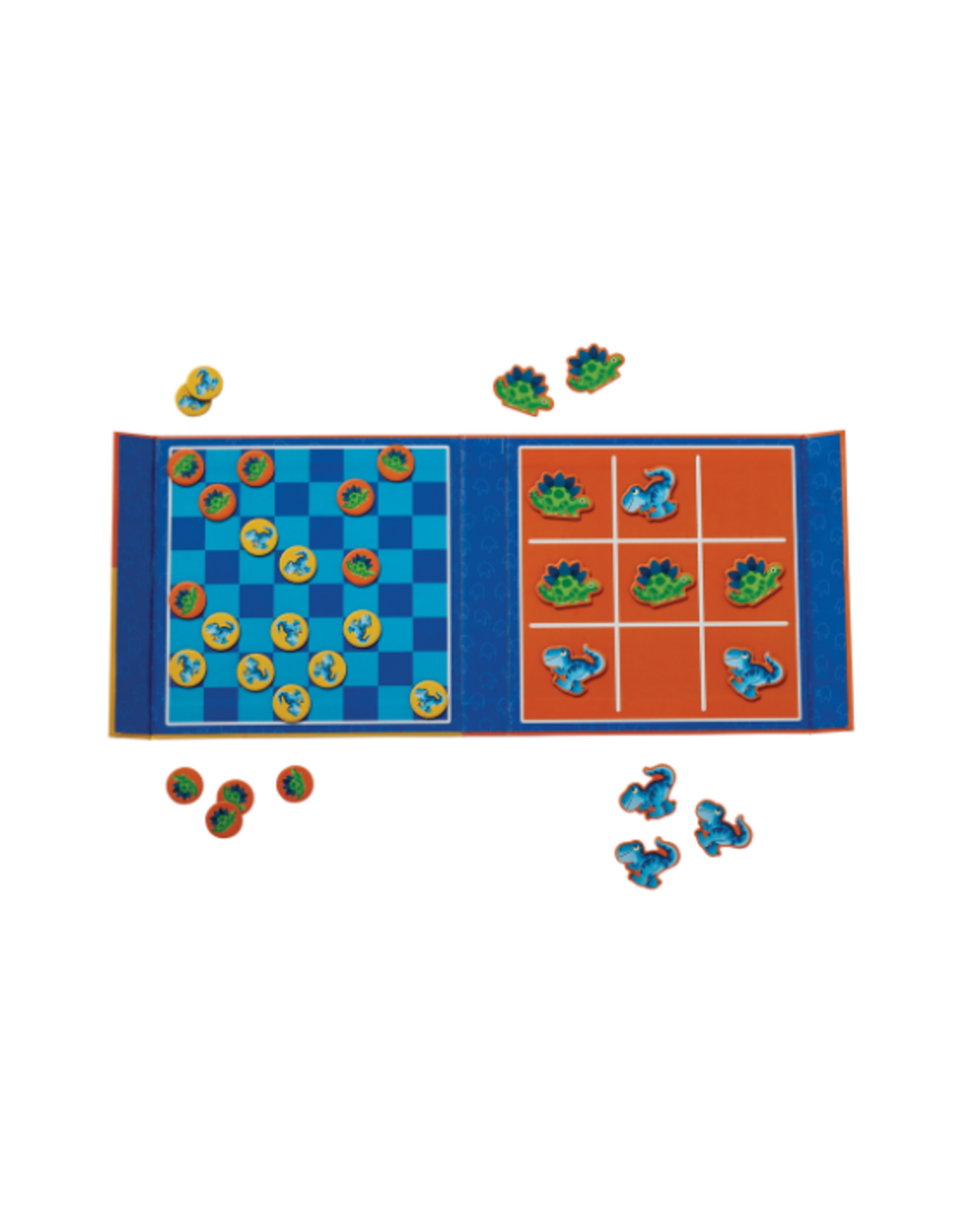 Crocodile Creek - Magnetic Games/Tic Tac Toe & Checkers Dino