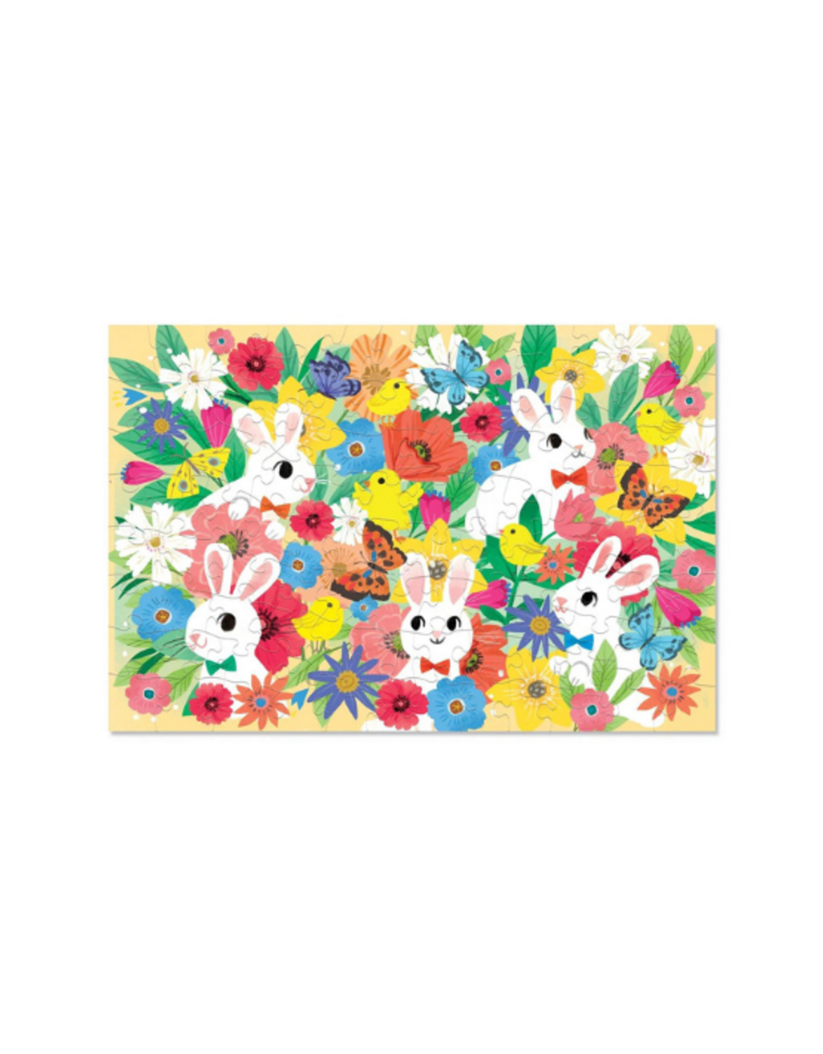 Crocodile Creek - Bunny Fuzzy Puzzle 100pcs