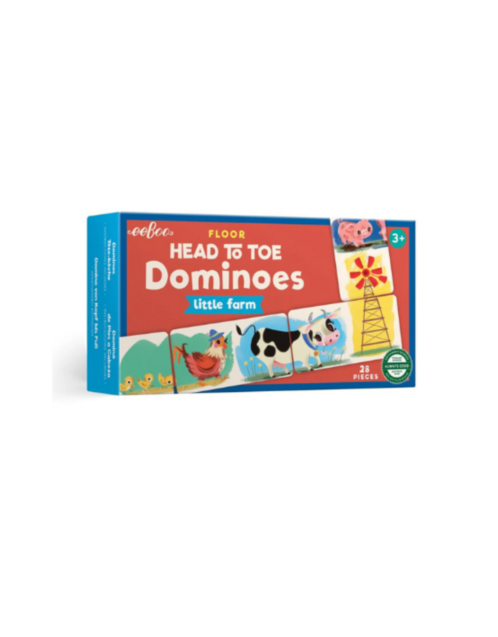 eeBoo eeBoo - Little Farm Head to Toe Dominoes