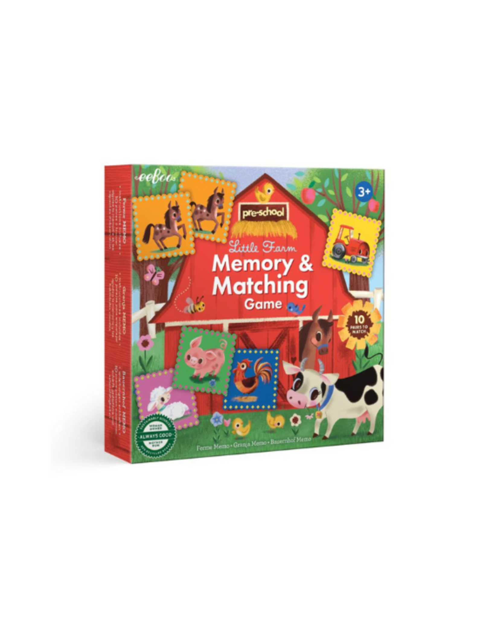 eeBoo eeBoo - Pre-School Little Farm Matching Game